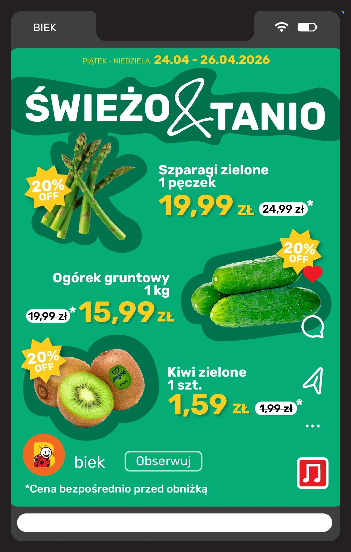 Gazetka Biedronka - 24.04.2026 - 26.04.2026. Strona 9