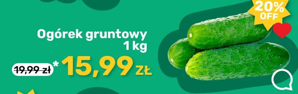 Ogórek gruntowy 1 kg