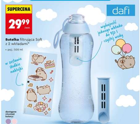 Butelka filtrująca Soft z 2 wkładami