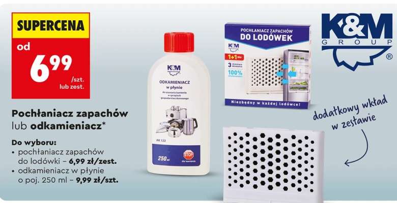 Pochłaniacz zapachów lub odkamieniacz