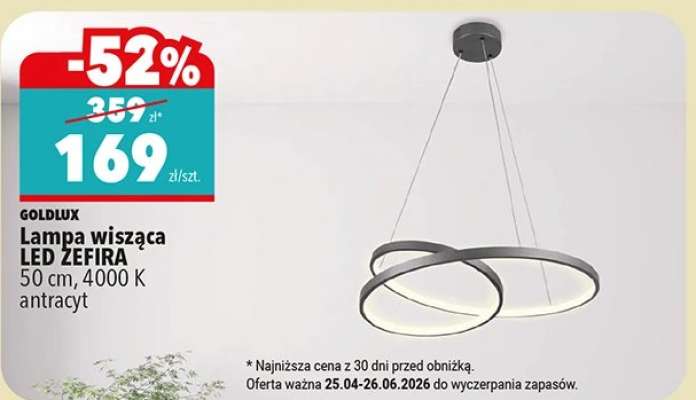 Lampa wisząca LED ZEFIRA