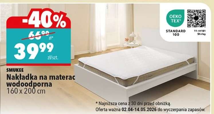 Nakładka na materac wodoodporna