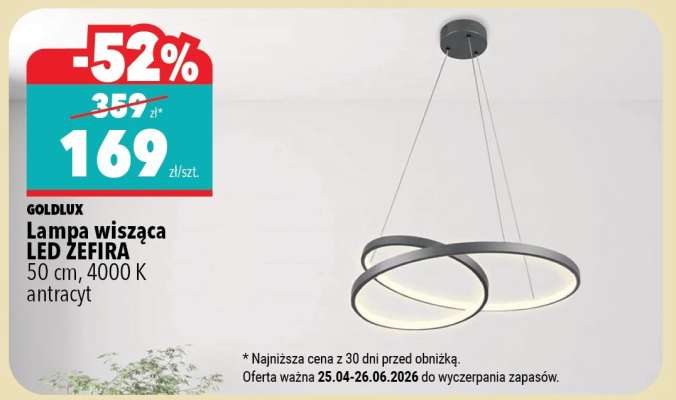 Lampa wisząca LED ZEFIRA