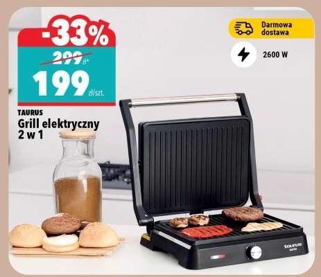 TAURUS Grill elektryczny 2 w 1