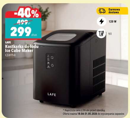 LAFE Kostkarka do lodu Ice Cube Maker czarna