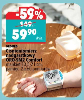 Ciśnieniomierz nadgarstkowy ORO-SM2 Comfort