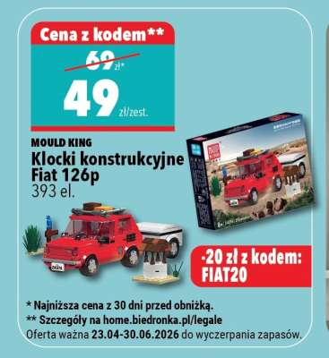 Klocki konstrukcyjne Fiat 126p