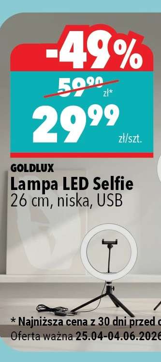 Lampa LED Selfie