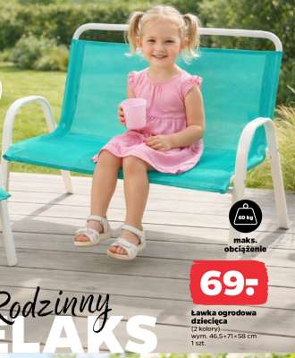 Ławka ogrodowa dziecięca
