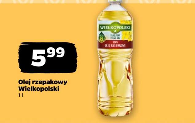 Olej rzepakowy Wielkopolski