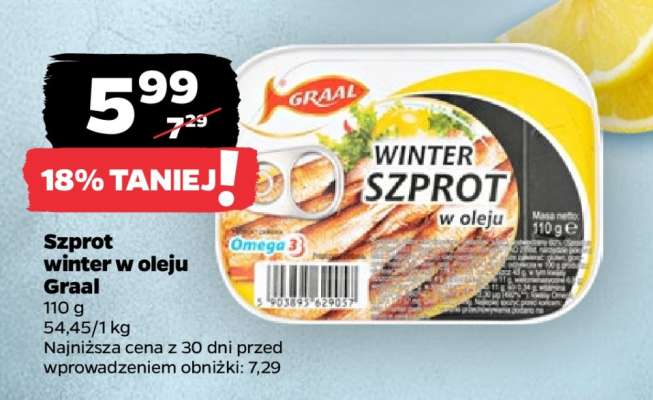 Szprot winter w oleju Graal
