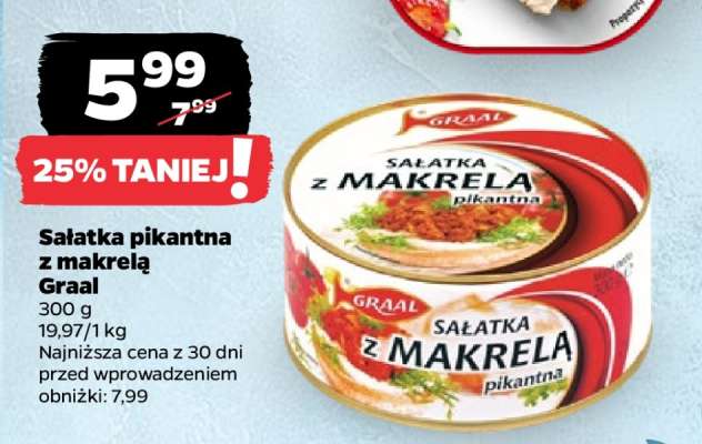 Sałatka pikantna z makrelą Graal