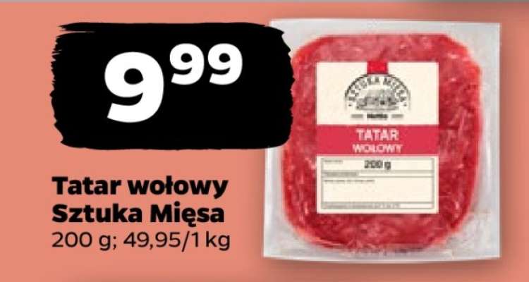 Tatar wołowy Sztuka Mięsa