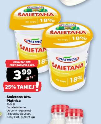 Śmietana 18% Piątnica