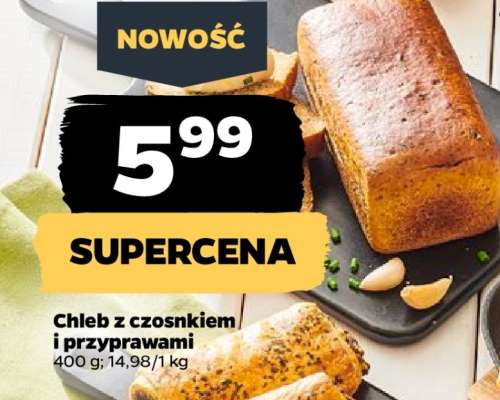 Chleb z czosnkiem i przyprawami