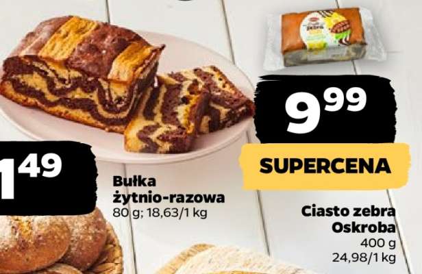 Ciasto zebra Oskroba