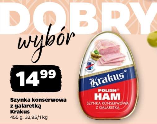 Szynka konserwowa z galaretką Krakus