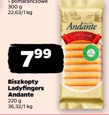 Biszkopty Ladyfingers Andante