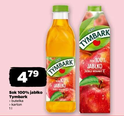 Sok 100% jabłko Tymbark