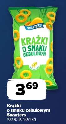 Krążki o smaku cebulowym Snaxters
