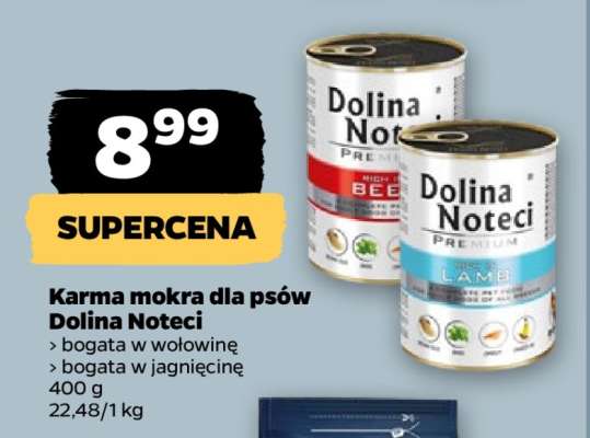 Karma mokra dla psów Dolina Noteci