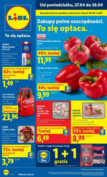 Gazetka Lidl - 27.04.2026 - 28.04.2026.