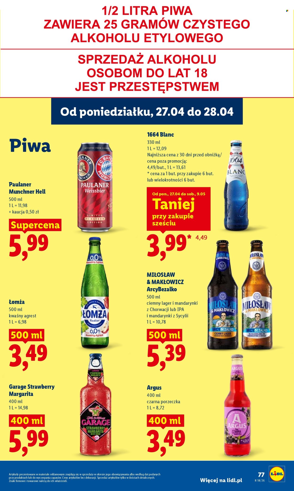 Gazetka Lidl - 27.04.2026 - 28.04.2026. Strona 77