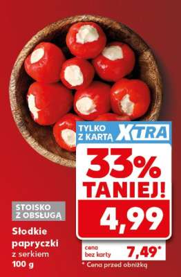Słodkie papryczki z serkiem 100 g