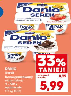 DANIO Serek homogenizowany