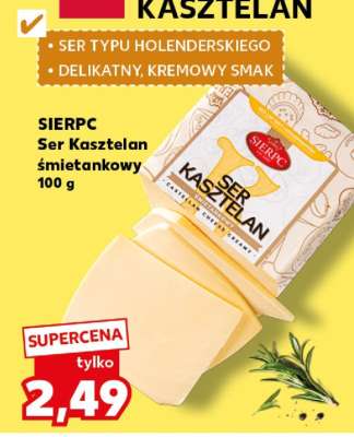 SIERPC Ser Kasztelan śmietankowy 100 g