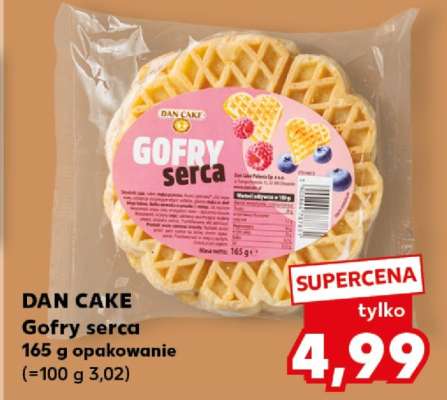 DAN CAKE Gofry serca