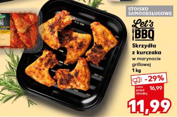 Skrzydła z kurczaka w marynacie grillowej 1 kg