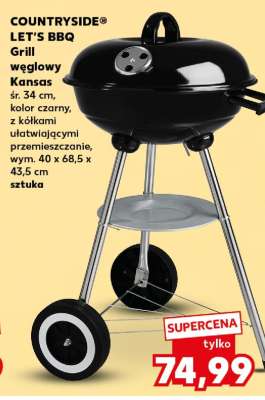 COUNTRYSIDE® LET’S BBQ Grill węglowy Kansas