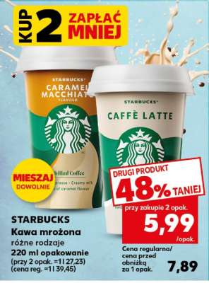 STARBUCKS Kawa mrożona różne rodzaje 220 ml opakowanie