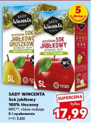 SADY WINCENTA Sok jabłkowy