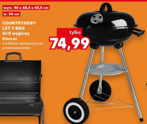 COUNTRYSIDE® LET’S BBQ Grill węglowy Kansas