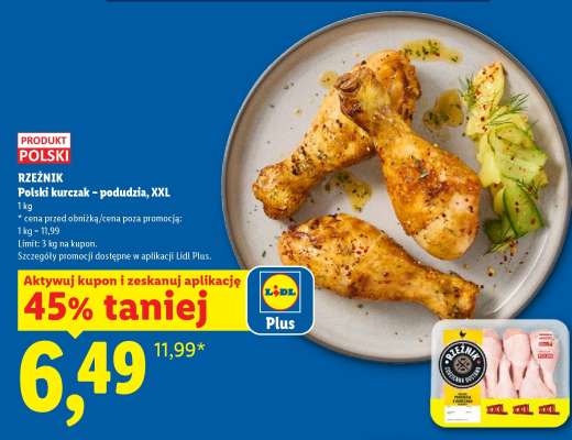 RZEŹNIK Polski kurczak – podudzia, XXL