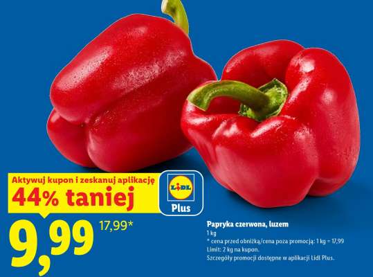 Papryka czerwona, luzem