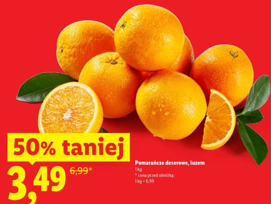 Pomarańcze deserowe, luzem