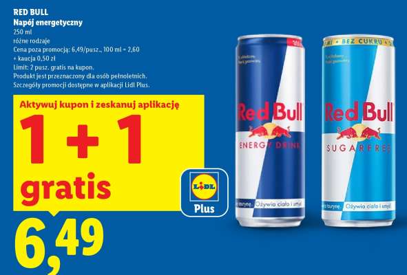 RED BULL Napój energetyczny