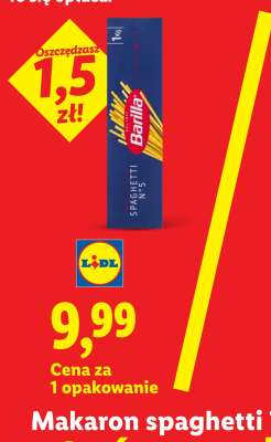 Makaron spaghetti Barilla