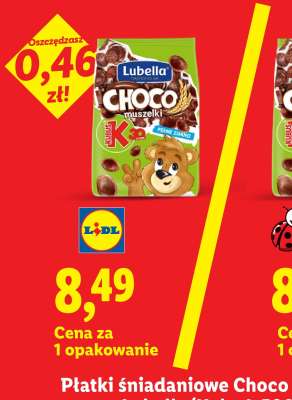 Płatki śniadaniowe Choco muszelki