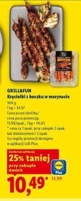 GRILL&FUN Kręcioki z boczku w marynacie