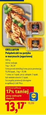 GRILL&FUN Polędwiczki na patyku w marynacie jogurtowej