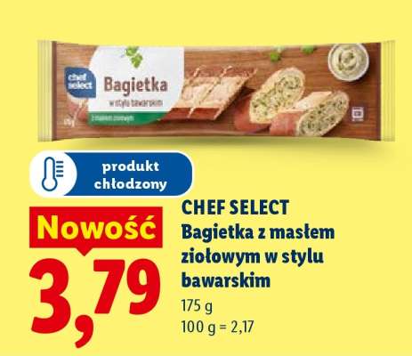 CHEF SELECT Bagietka z masłem ziołowym w stylu bawarskim