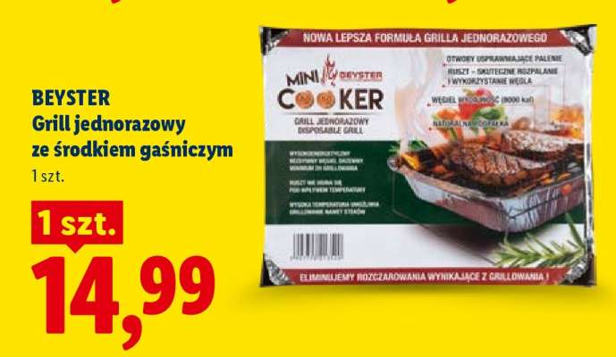 BEYSTER Grill jednorazowy