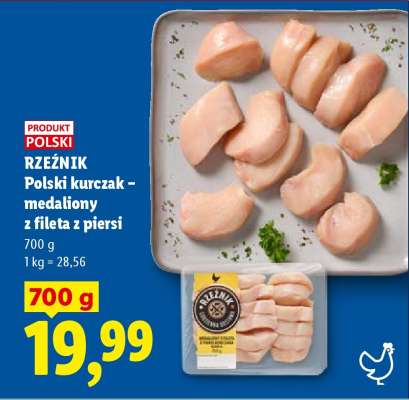Rzeźnik Polski kurczak – medaliony z fileta z piersi