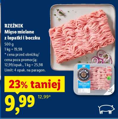 RZEŹNIK Mięso mielone z łopatki i boczku
