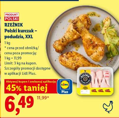 RZEŹNIK Polski kurczak – podudzia, XXL