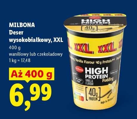 MILBONA Deser wysokobiałkowy, XXL